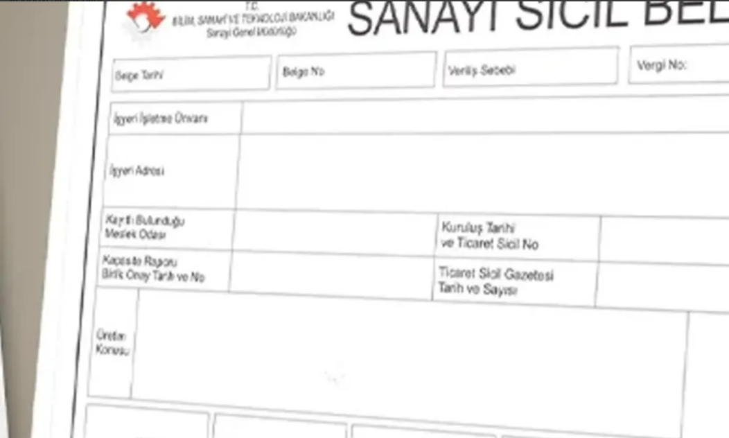Sanayi Sicilinde Yeni Dönem: Başvurudan İptale Tüm Süreçler Değişti