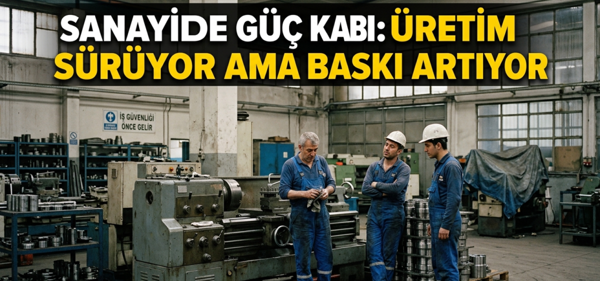 Sanayide Güç Kaybı Derinleşiyor: Üretim Sürüyor Ama Baskı Artıyor