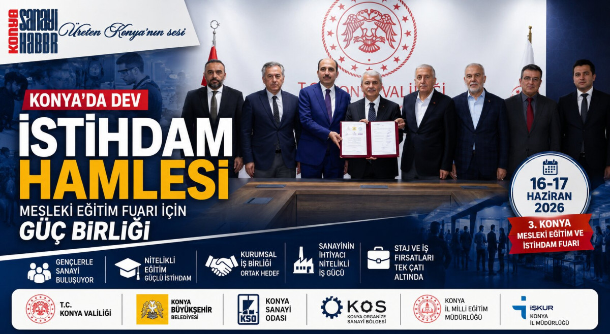 Konya’da Dev İstihdam Projesi: Mesleki Eğitim Fuarı İçin Güçlü İş Birliği