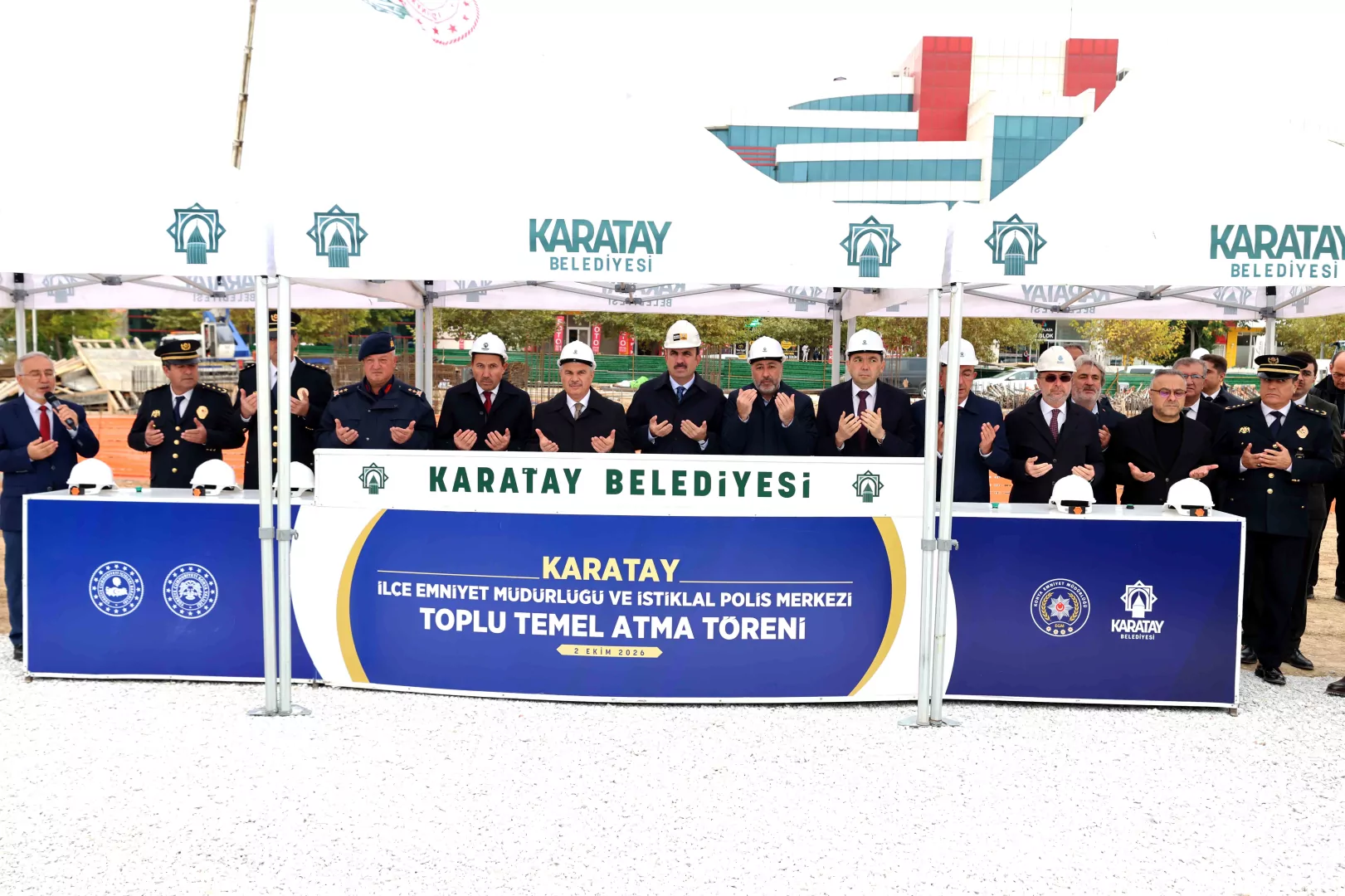 Karatay’da Güvenlik Yatırımları İçin Temeller Atıldı