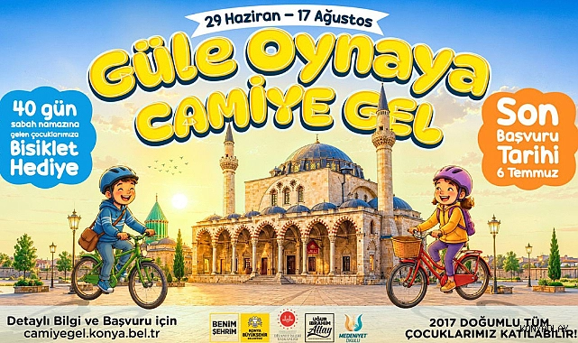 Konya’da “Güle Oynaya Camiye Gel” Buluşması