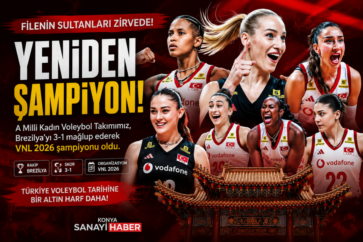 Filenin Sultanları, Brezilya’yı 3-1 Mağlup Ederek VNL 2026 Şampiyonu Oldu
